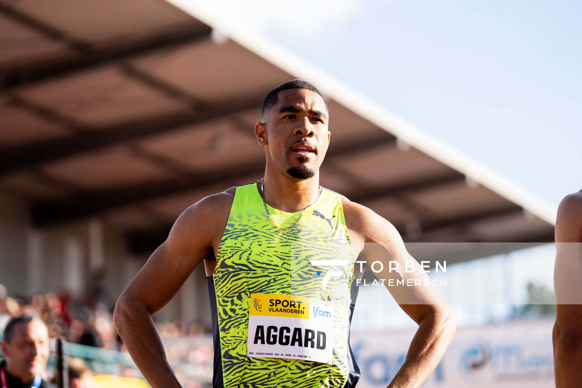 Terrence Aggard (The Netherlands) am 28.05.2022 waehrend der World Athletics Continental Tour IFAM Oordegem in Oordegem